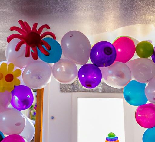 Birthday Decoration Ideas At Home With Balloons