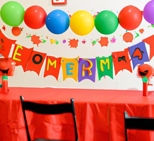 Elmo Birthday Decoration Ideas